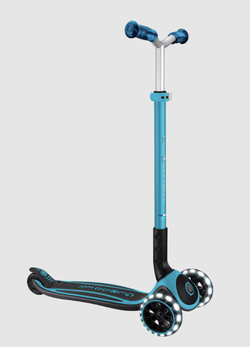 Globber Ace Lights Scooter - Aqua