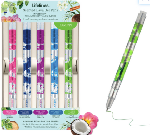 Scented Lava Pens 5-Pk Bright