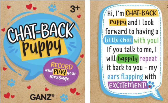 11.5" Chat-Back Puppy