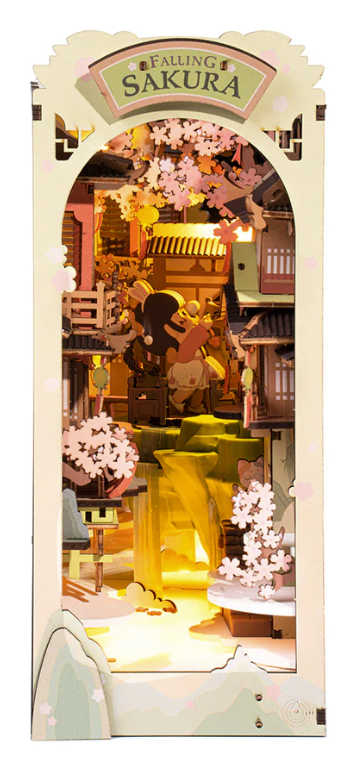 Book Nook-Falling Sakura