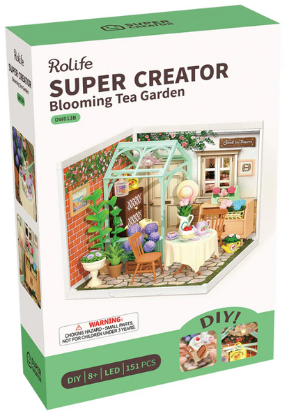 DIY Miniature-Blooming Tea Garden