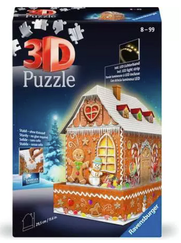 Gingerbread House Night Edition 216pc