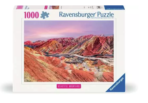 Rainbow Mountains, China  1000pc