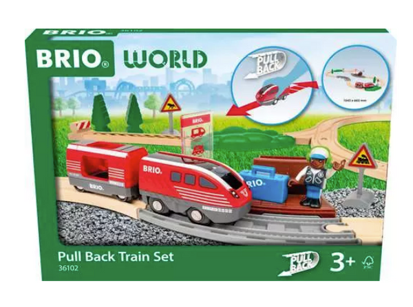 Pull Back Train Set