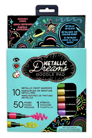 Metallic Dreams Doodle Pad