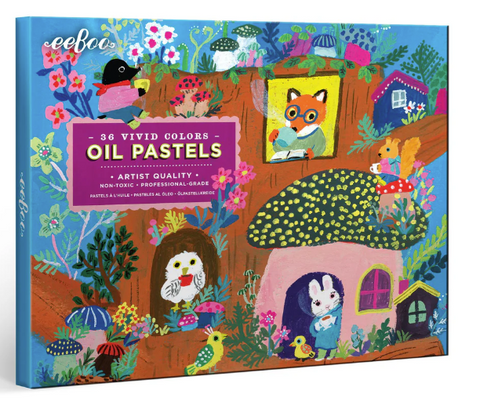 Yumi's Mushroom House 36 Oil Pastels