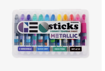 Geo Sticks Tempera - Metallic
