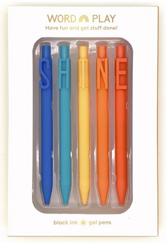 Word Play Pen in Box-Shine