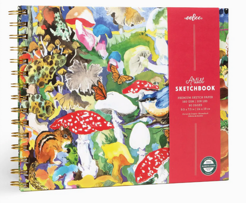Mushroom Hardcover Artist Sketch Bk