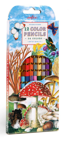 Mushroom 12 Dbl Sided Color Pencils