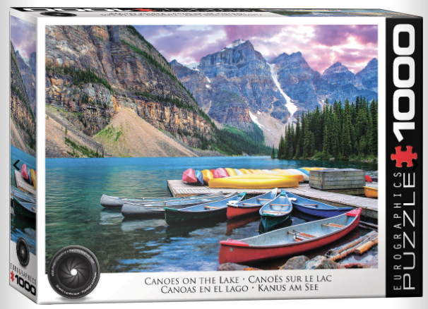Canoes On The Lake 1000Pc