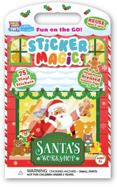 Holiday Sticker Magic - Santa's Workshop