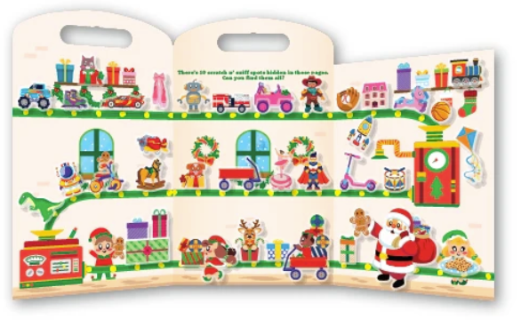 Holiday Sticker Magic - Santa's Workshop