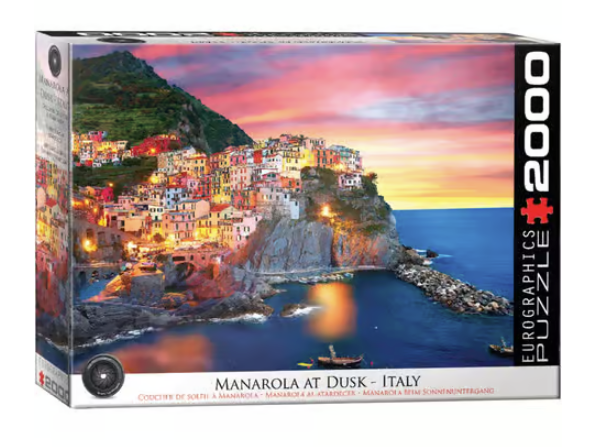 Manarola at Dusk - Italy 2000pc