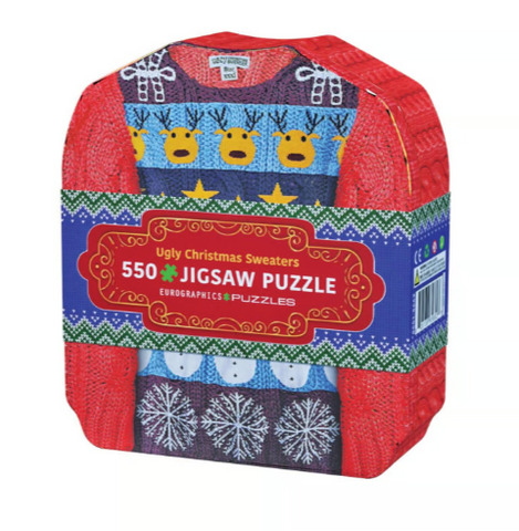 Ugly Christmas Sweaters Tin 550pc