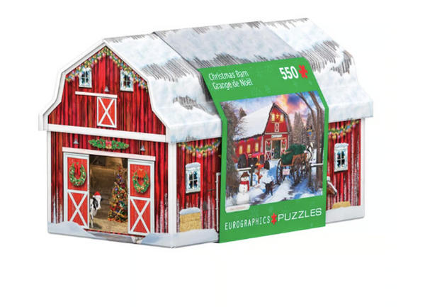 Holiday Barn Tin 550pc