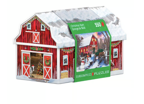 Holiday Barn Tin 550pc