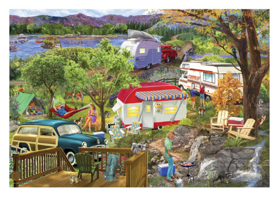 Camper Trailer Tin 550pc