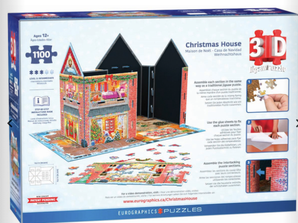 Christmas House 3D 1100pc
