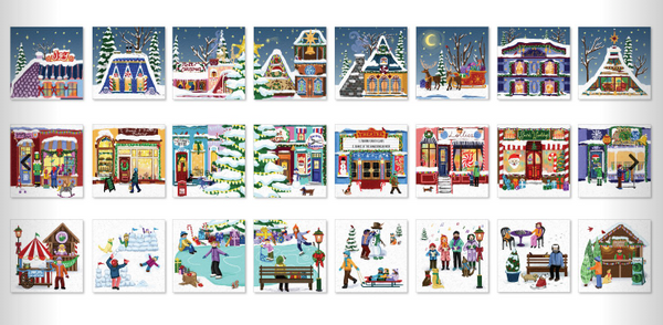 Christmas Town Fair Calendar