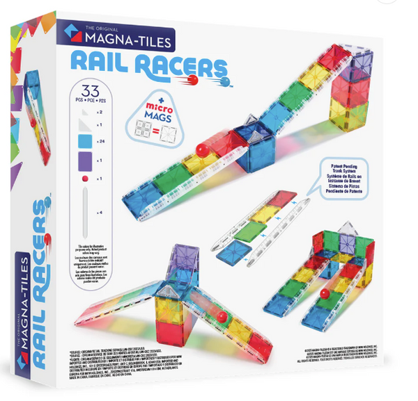 Magna-Tiles Rail Racers 33pcs
