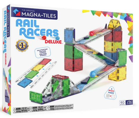 Magna-Tiles Rail Racers Deluxe 90pc