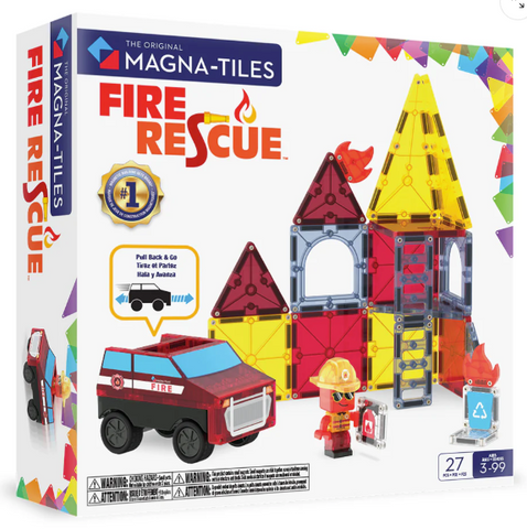 Magna-Tiles Fire Rescue!  27pc