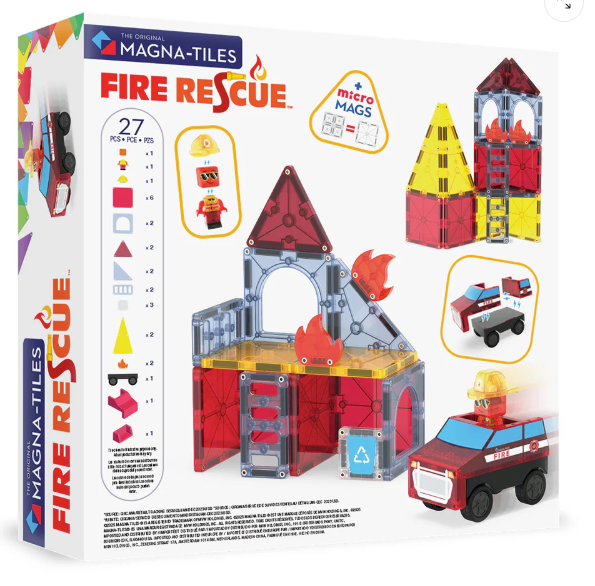 Magna-Tiles Fire Rescue!  27pc