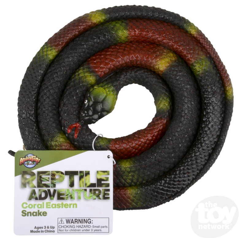 48"  Rubber Eastern Coral Snake