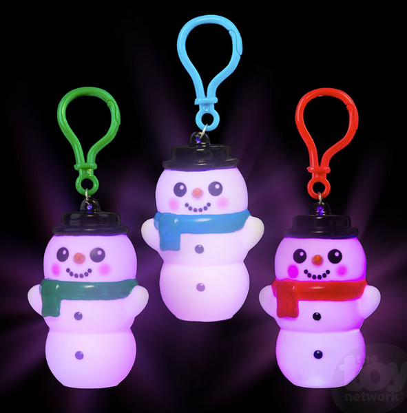 3" L/U Snowman Clip On Assorted
