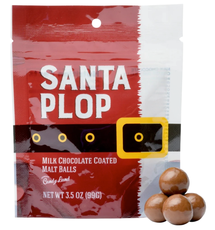 Santa Plop Milk Choc. Malt Balls