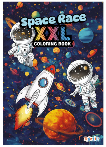 Space Race XXL Coloring Book