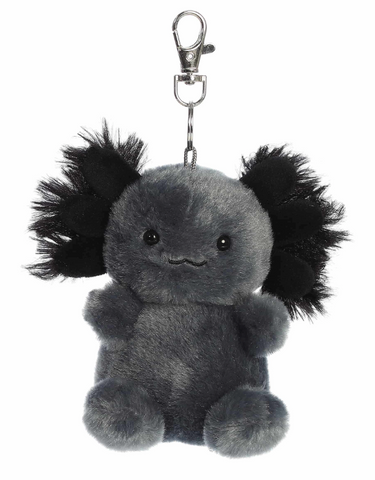 4" Clip-On Onyx Axolotl