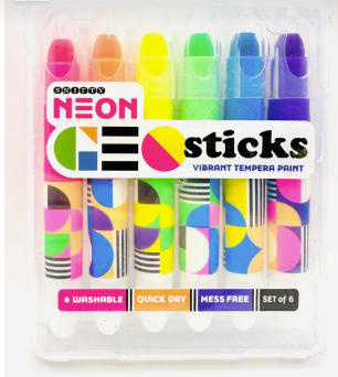 Geo Sticks - Neon