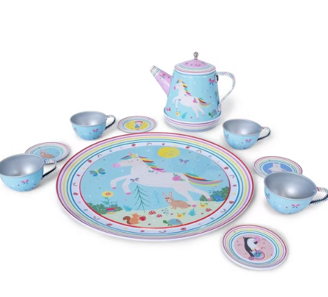 Musical Tea Set- Rainbow Fairy 11pc