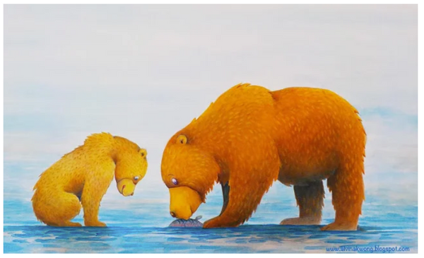 Brody Bear Goes Fishing