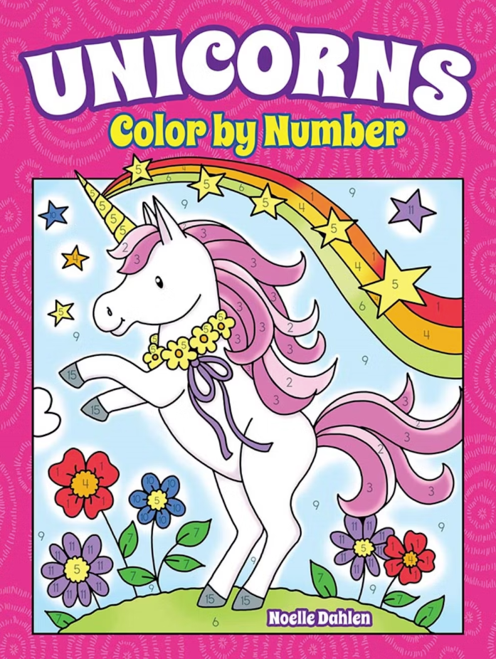 Unicorns Color By Number CB