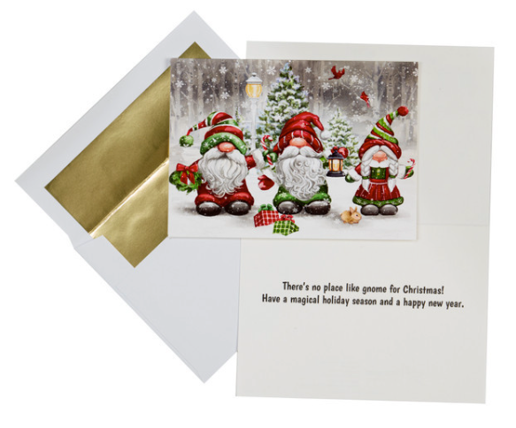 Box of Gnomes Christmas Cards