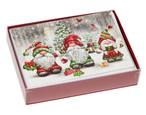 Box of Gnomes Christmas Cards