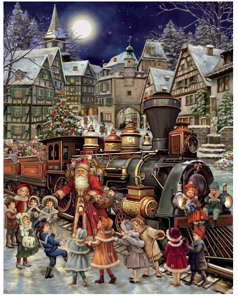 Santa's Rail Stop Advent
