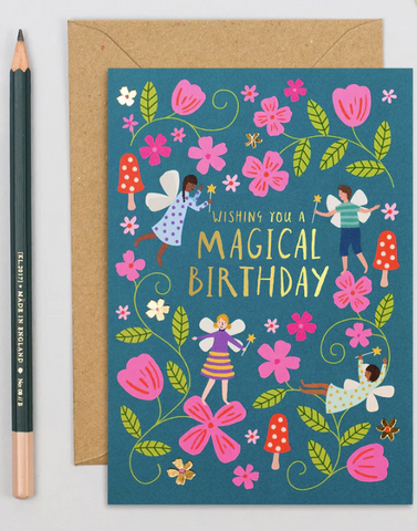 Fairy Garden Birthday Card