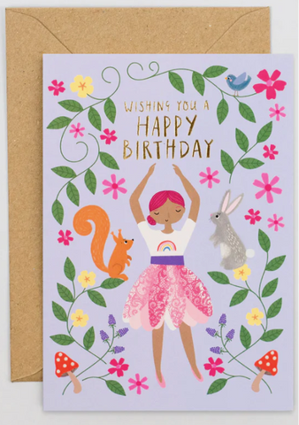 Twinkle Toes Kid's Birthday Card