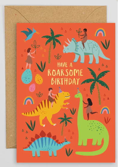 Dinosaur Birthday Card