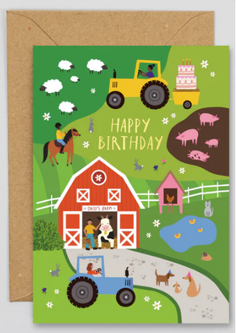 Farm Birthday Card