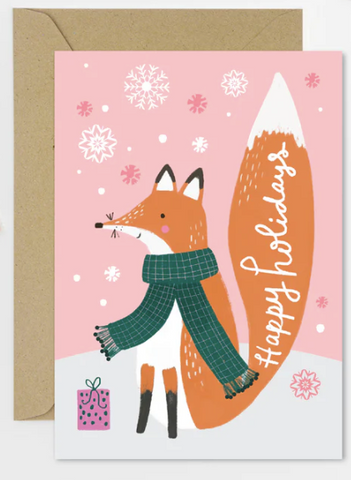 Fox Christmas Card
