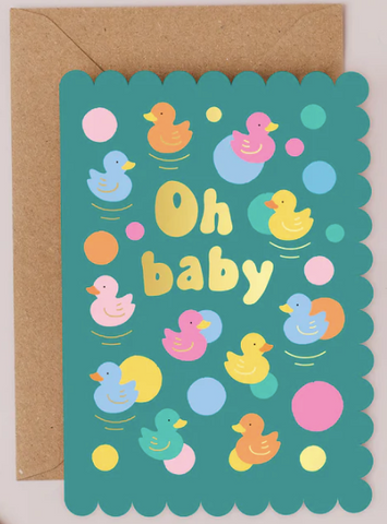 Oh Baby! – Rubber Duck Baby Card