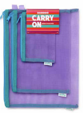 Carry On Pouch Set-Periwinkle