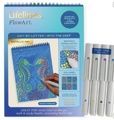 FlowArt Dot-By-Letter Into the Deep