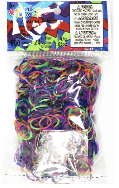 Rainbow Loom Bands Tye Dye