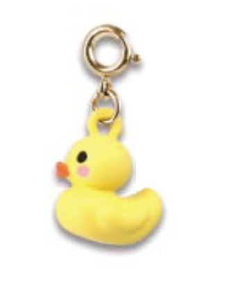 Gold Rubber Ducky Charm